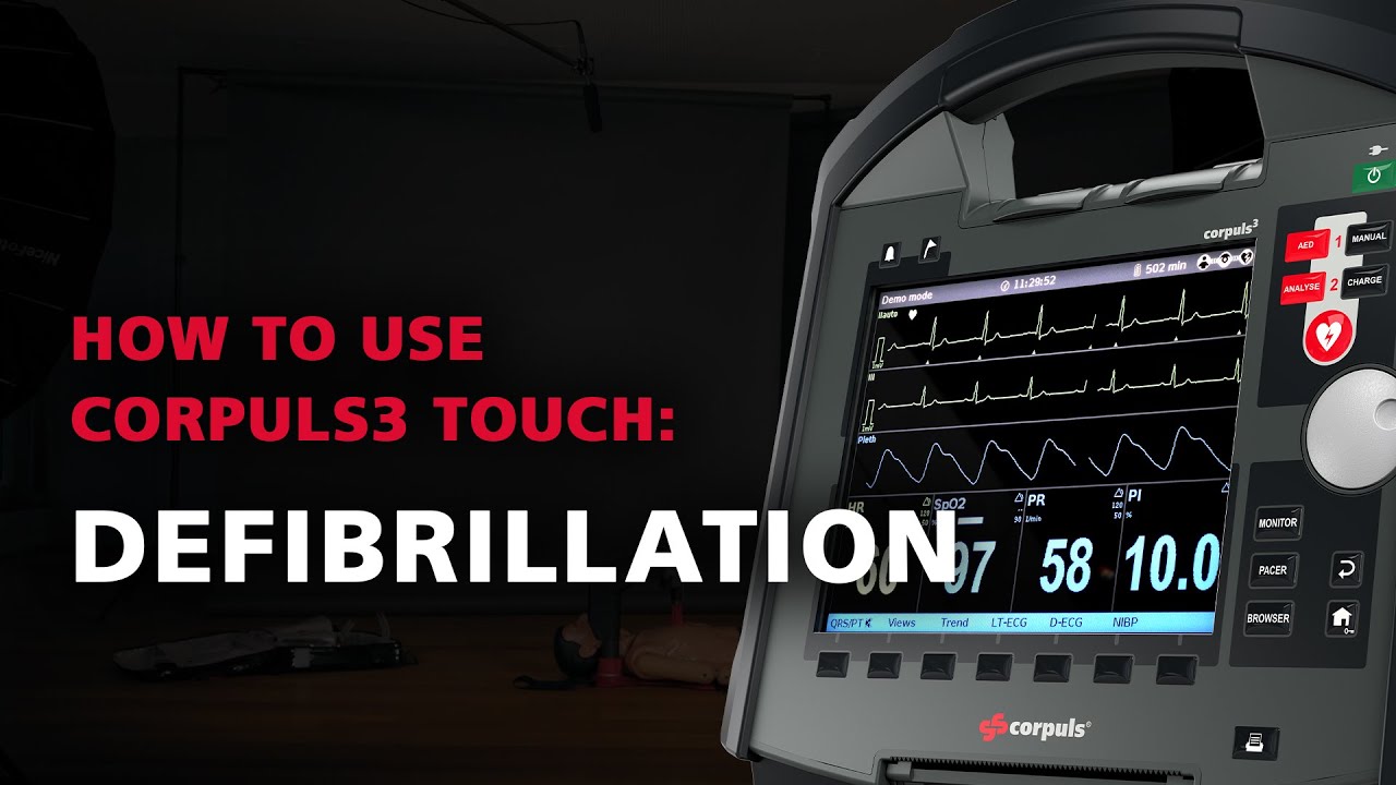 Tutorials by corpuls [en] How to use corpuls3: defibrillation