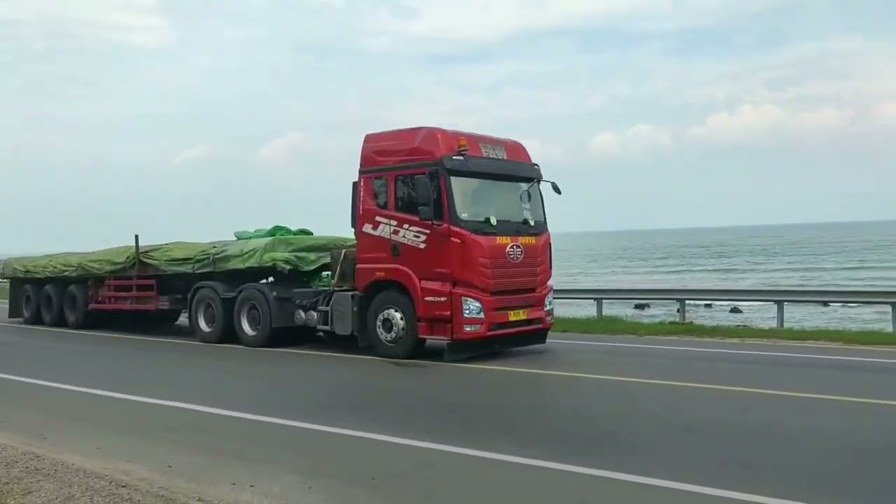 Kompilasi truk trailer PT Siba Surya & PT adil jaya 