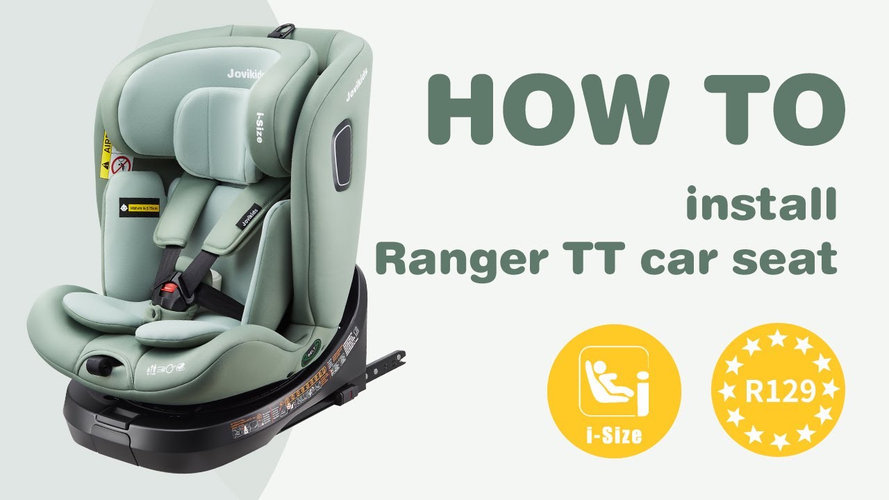 How to install JOVIKIDS RANGER TT 360&deg; Rotation Car Seat - WDCS001 #carseat #jovikids #howto