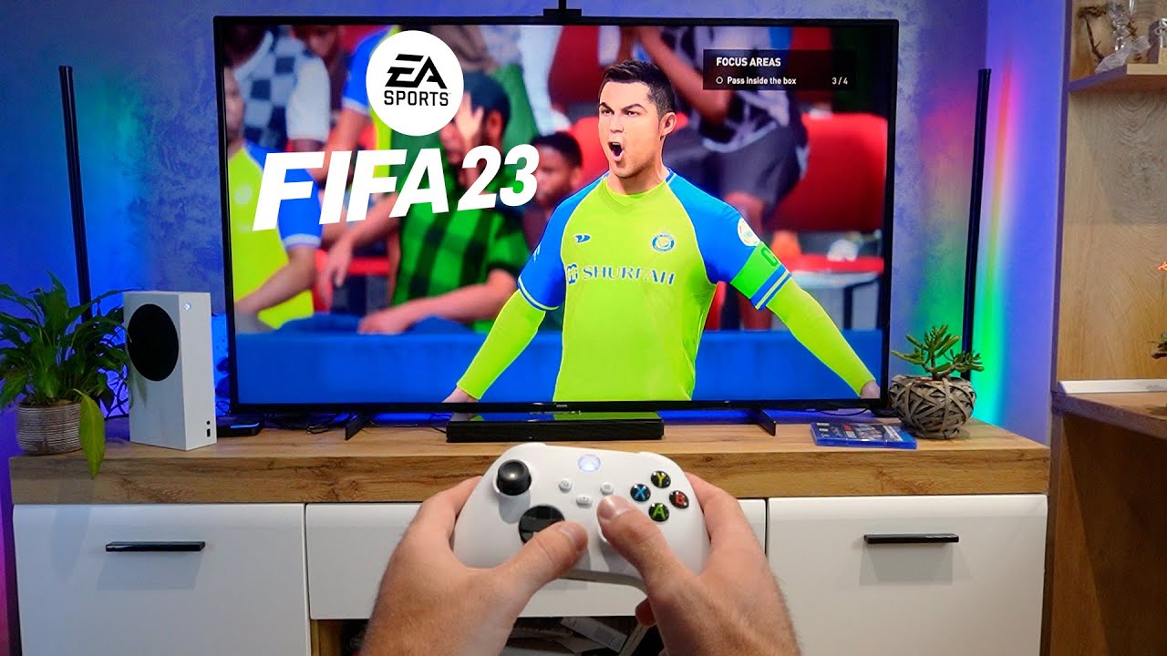 FIFA 23 ( Al-Nassr vs. PSG) | XBOX SERIES S POV Gameplay Test, Graphics, Performance