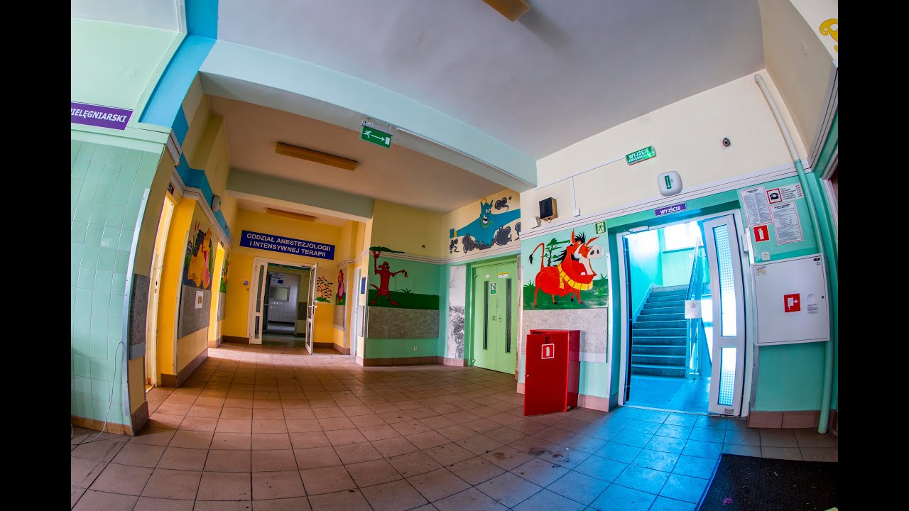 Opuszczony szpital w idealnym stanie