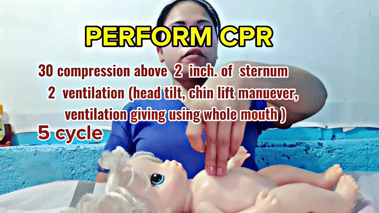 HOW to do CPR to infant victim TESDA ASSESTMENT | CARDIO PULMONARY RESUCITATION PROCEDURE