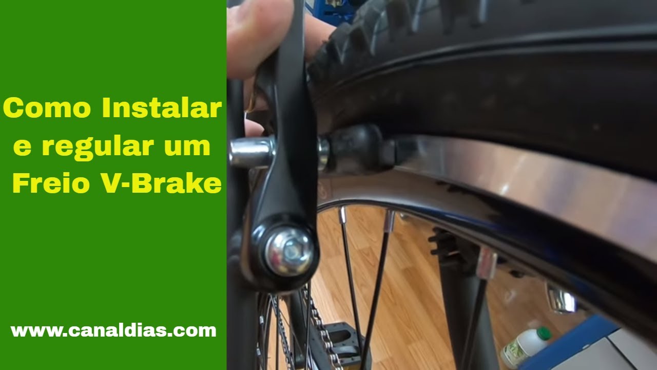 COMO INSTALAR E REGULAR UM FREIO V-BRAKE (BORRACHINHA) ?