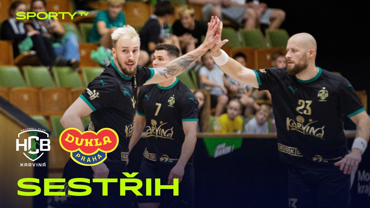 HCB Karviná vs. HC Dukla Praha 29:22 | Chance Extraliga | 5. kolo | SESTŘIH