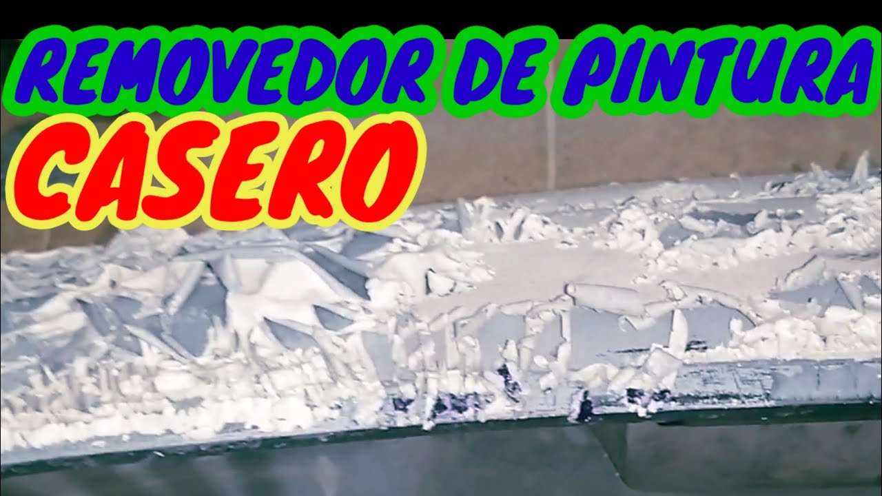 REMOVEDOR DE PINTURA CASERO Y EFECTIVO