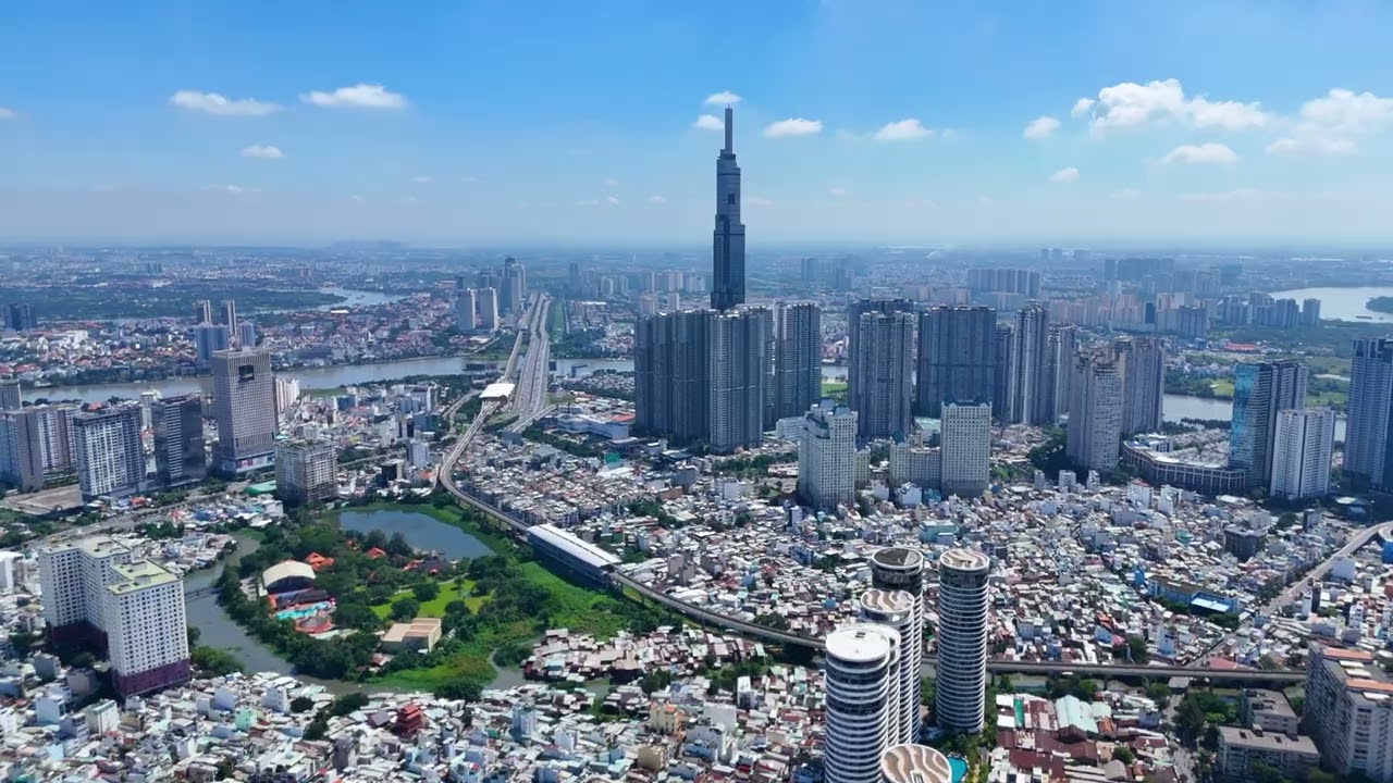 Toàn cảnh Sài Gòn nhìn từ trên cao