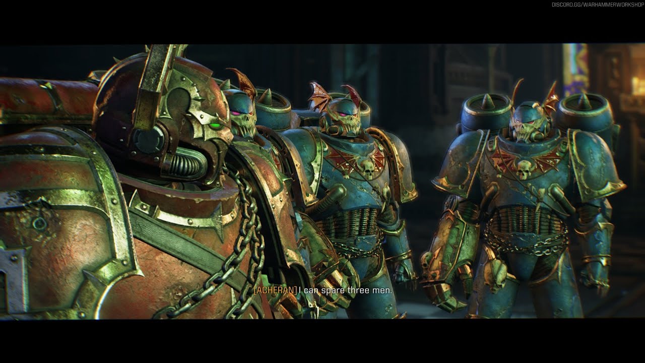 Chaos Battlebarge WIP and Reworked Orbital Drop Cutscenes (Space Marine 2)