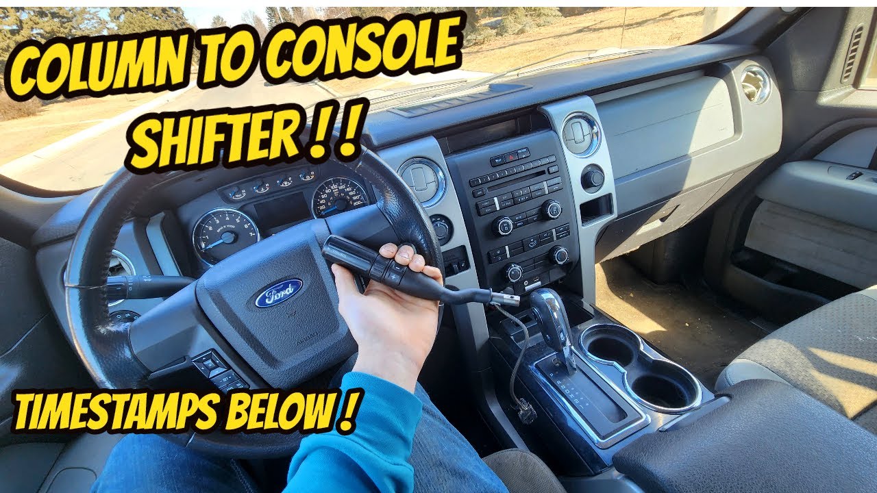 HOW TO: 09-14 Ford F150 Column To Console Shifter Conversion!