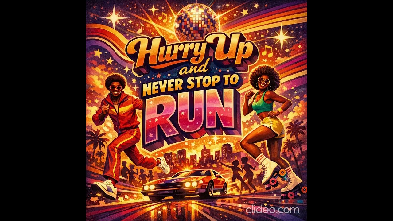 Hurry up and never stop to run