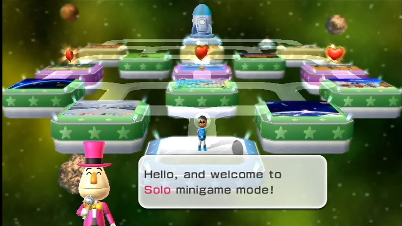 Wii Party - Minigame - Solo (Beginner)