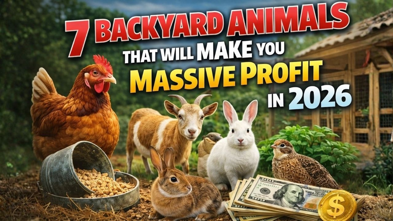 7 Most Profitable Livestock You Must Raise in Your Backyard in 2026