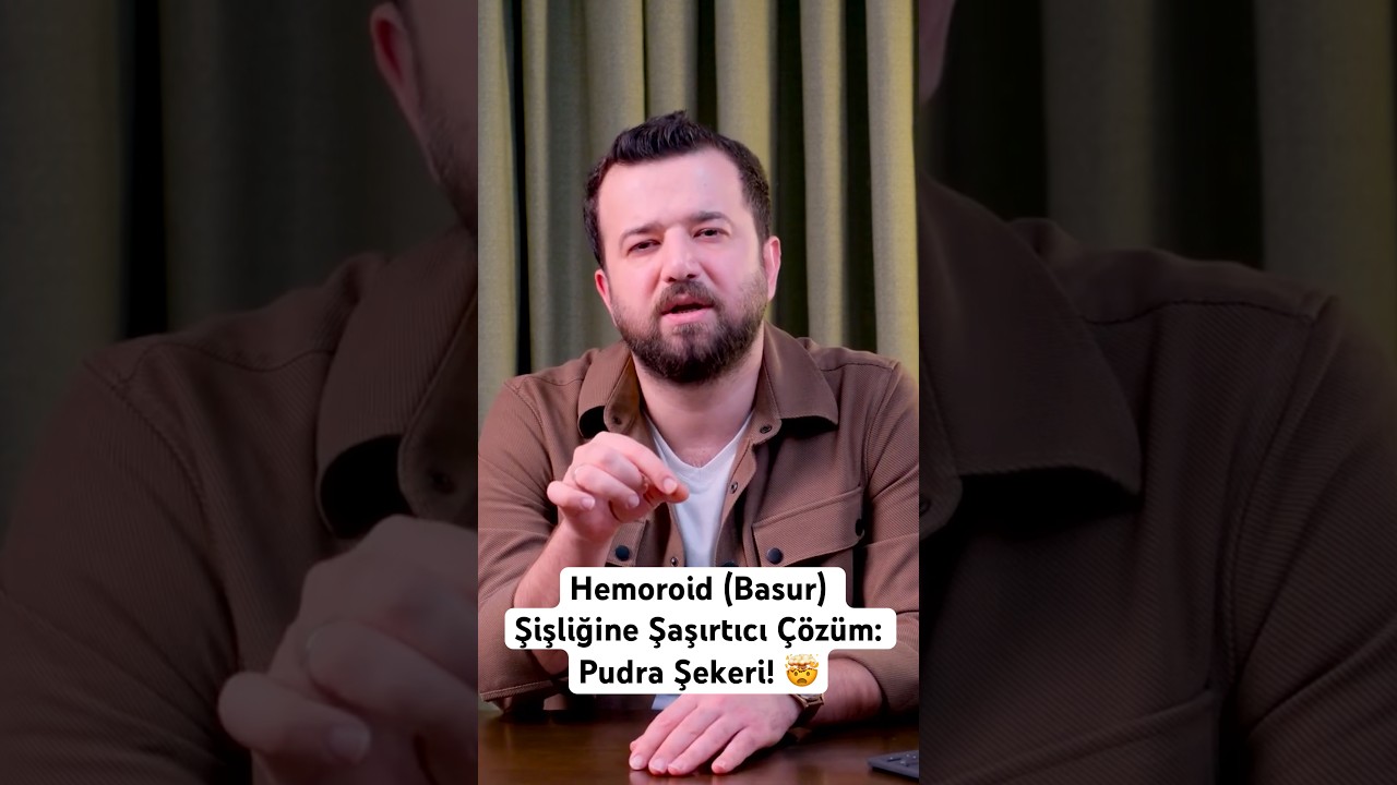 Hemoroid (Basur) Şişliğine Şaşırtıcı Çözüm: Pudra Şekeri! 🤯