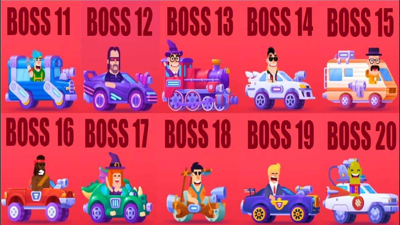 Racemasters: Clash of Cars All Boss Characters Chapter 11 - 20 Gameplay Walkthrough ios / android