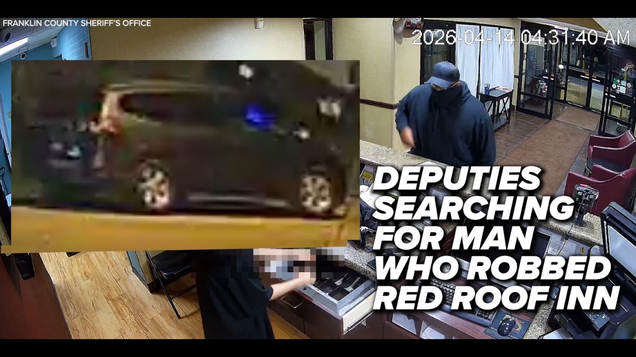 Полиция разыскивает этого мужчину после ограбления гостиницы Red Roof Inn.