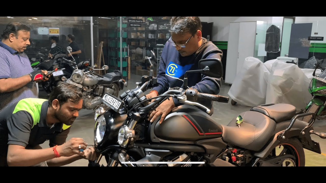 KAWASAKI VULCAN S 2021 😍😍GENUINE KAWASAKI FOG LAMP/SUB LAMP 🔥🔥 WORTH RS 45000 😧😧 INSTALLATION