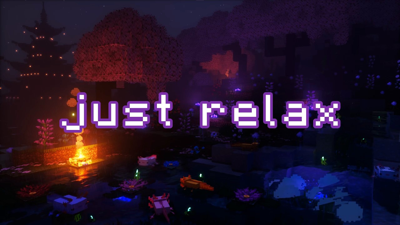 it&lsquo;s okay, you&lsquo;re just tired... (minecraft music & relaxing sounds)