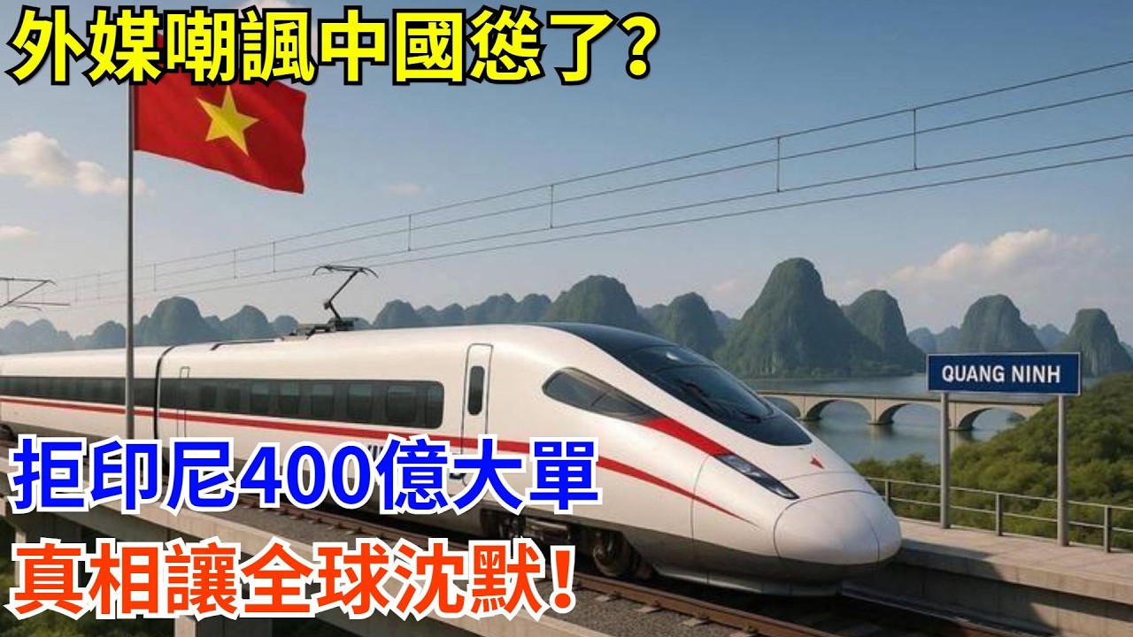 外媒嘲諷中國慫了？拒印尼400億大單，真相讓全球沈默！#科普 #熱門 #中國高鐵 #國際觀點 #大國工程