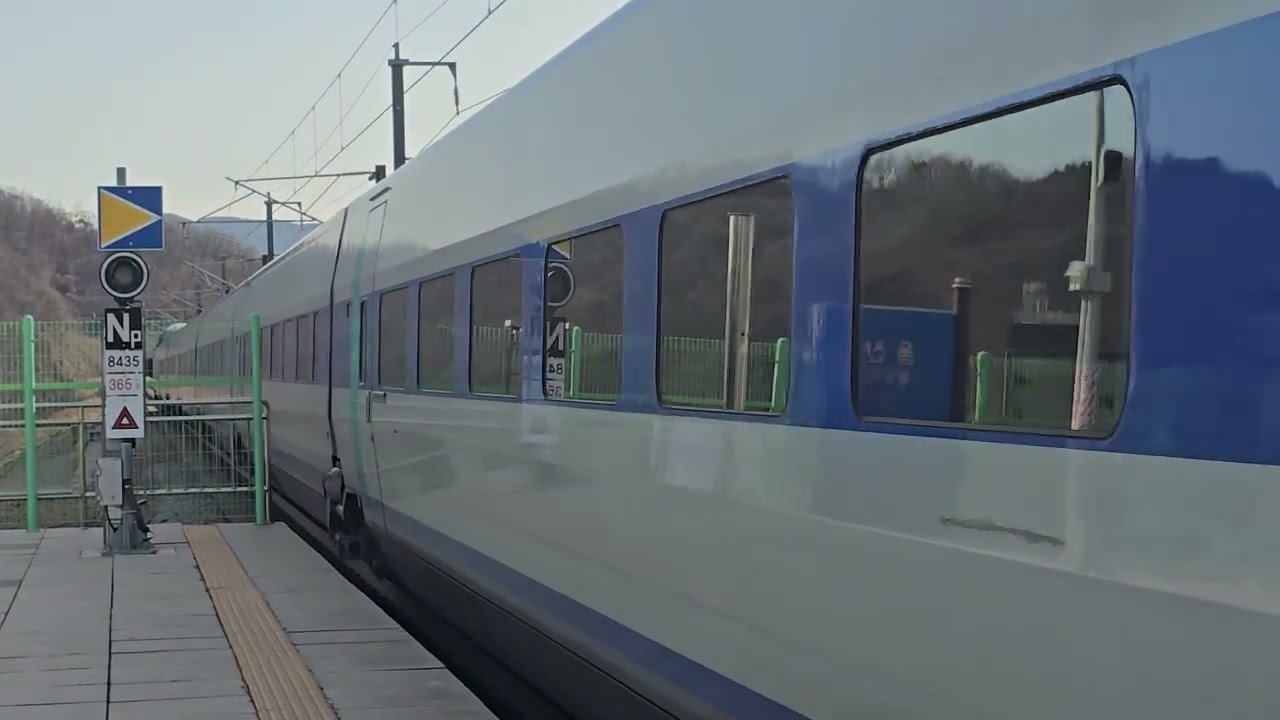 KTX 16호기 부산행 #33열차 울산(통도사)역 발차