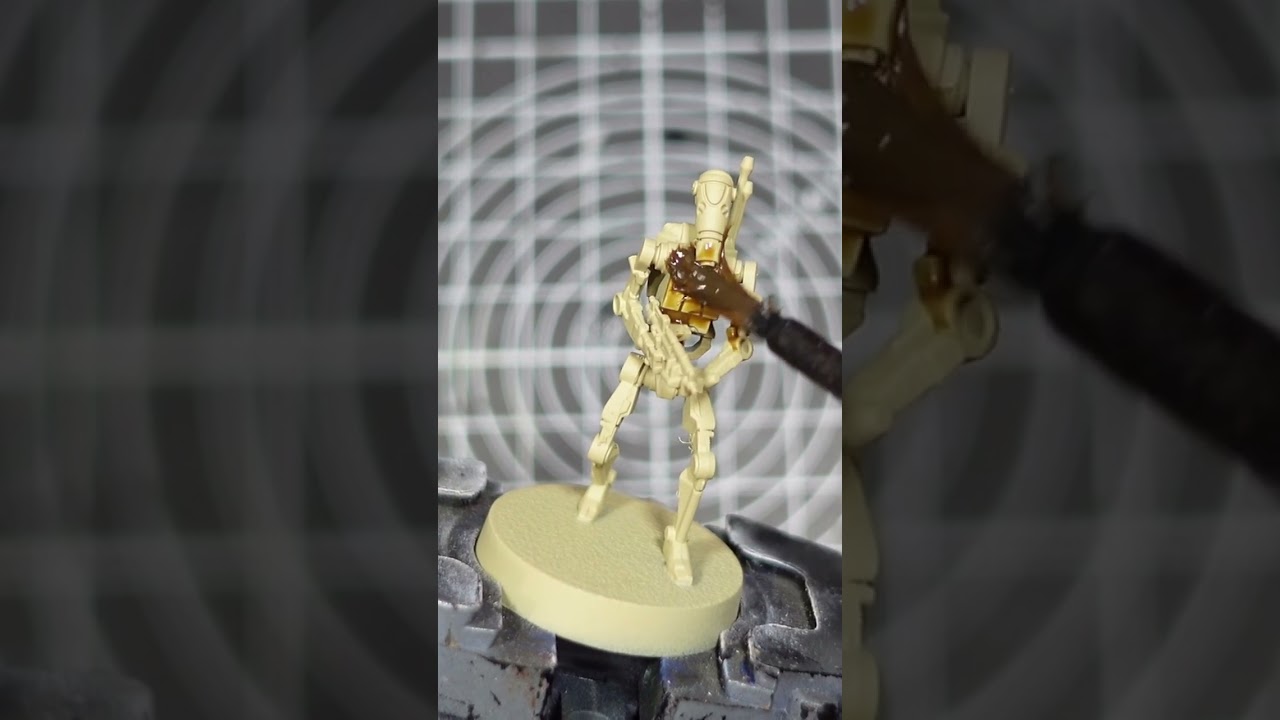 Speed Paint B1 Battle Droids #shorts