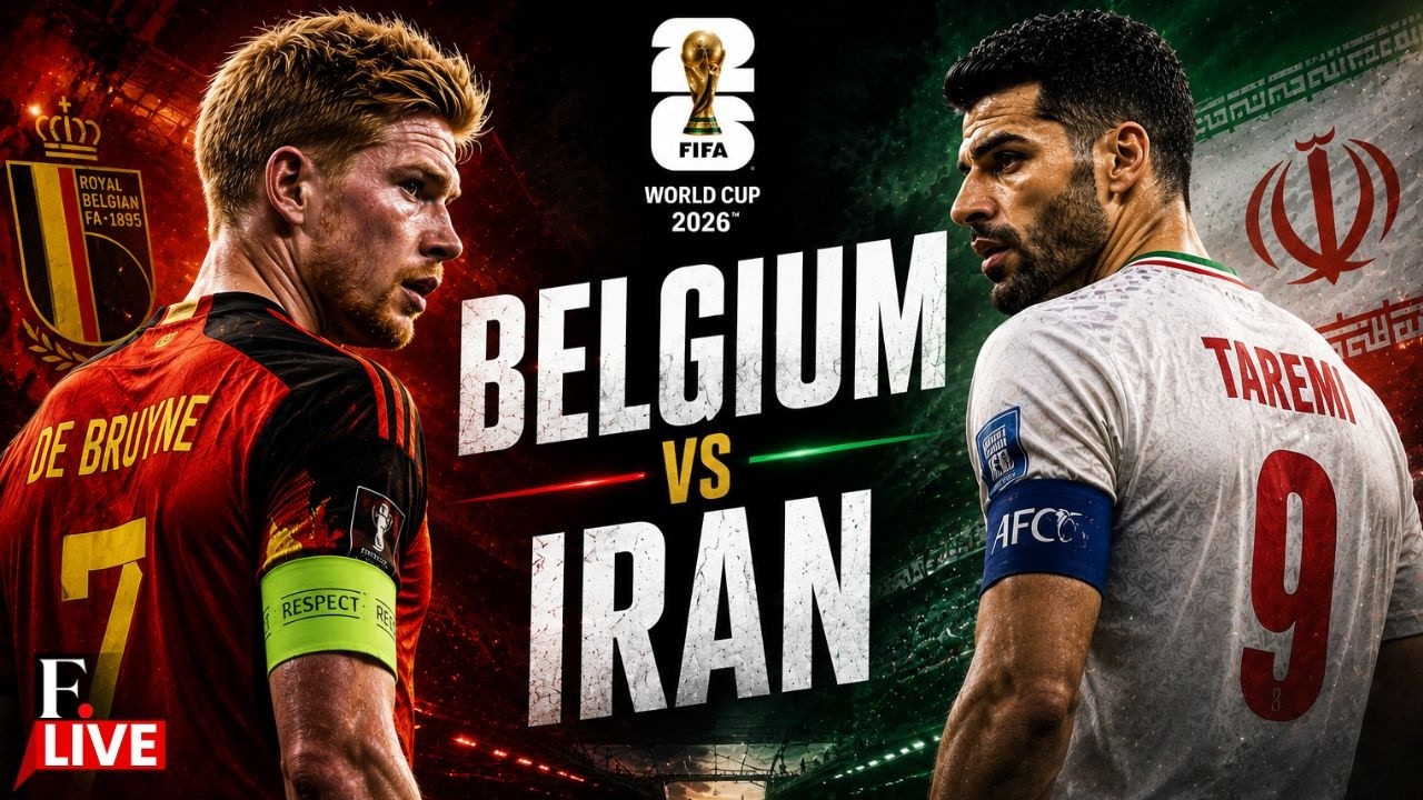 🔴Belgium vs Iran LIVE : World Cup 2026 Game Latest Score as Lukaku Booked | FIFA World Cup 2026