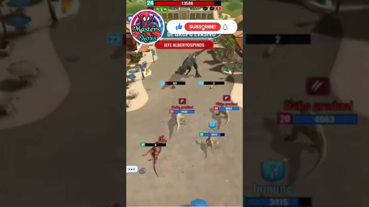 Albertospinos Raid Boss - Hunt Showcase Abilities - Jurassic World Alive