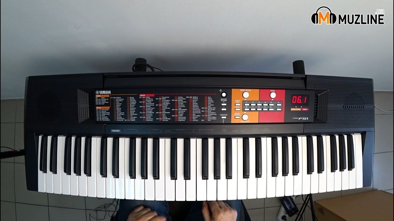 Синтезатор YAMAHA PSR-F51 10 простых мелодий/простые мелодии/Simple melodies