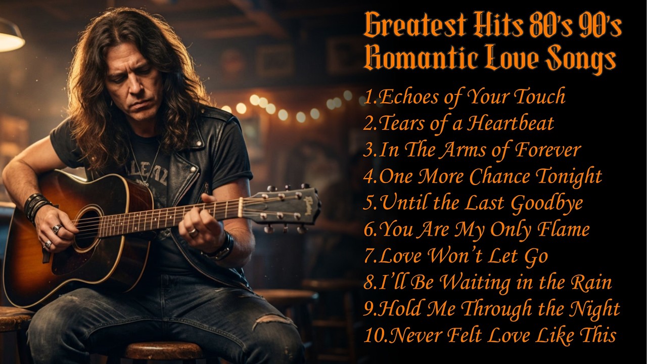 🎸Greatest Hits 80s 90s Romantic 💖 Love Songs Soft Rock Ballads Echoes of Your Touch Vol.16