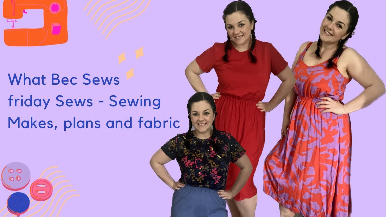 Friday Sews - Ogden cami hack, Tabitha T-shirts and Pomona shorts. FABRIC Haul