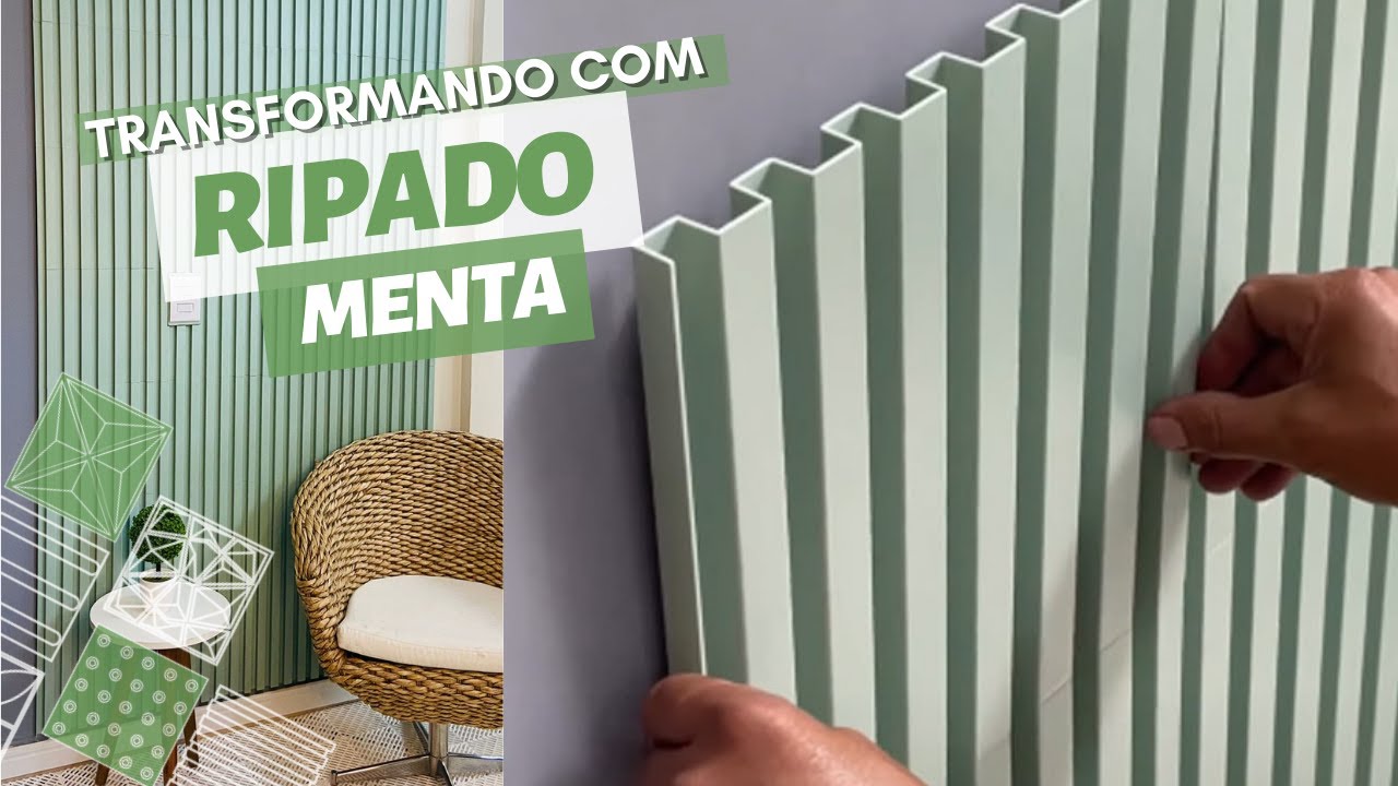 Painel Ripado Menta - Como Instalar