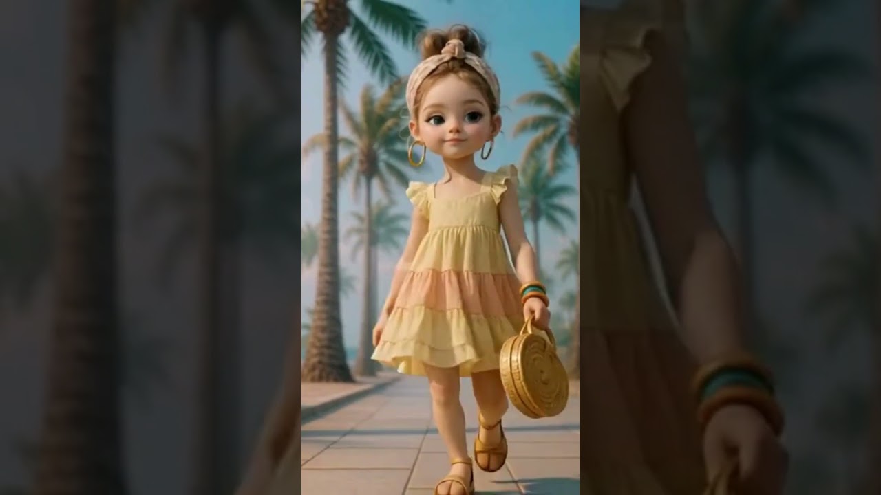 Fashion Dolls 🌸 Promenade Breeze Glow-Up 👗 #shorts #fashion