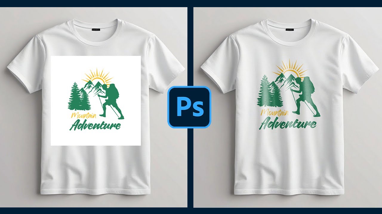 Place Logo on T-shirt - Photoshop Tutorial