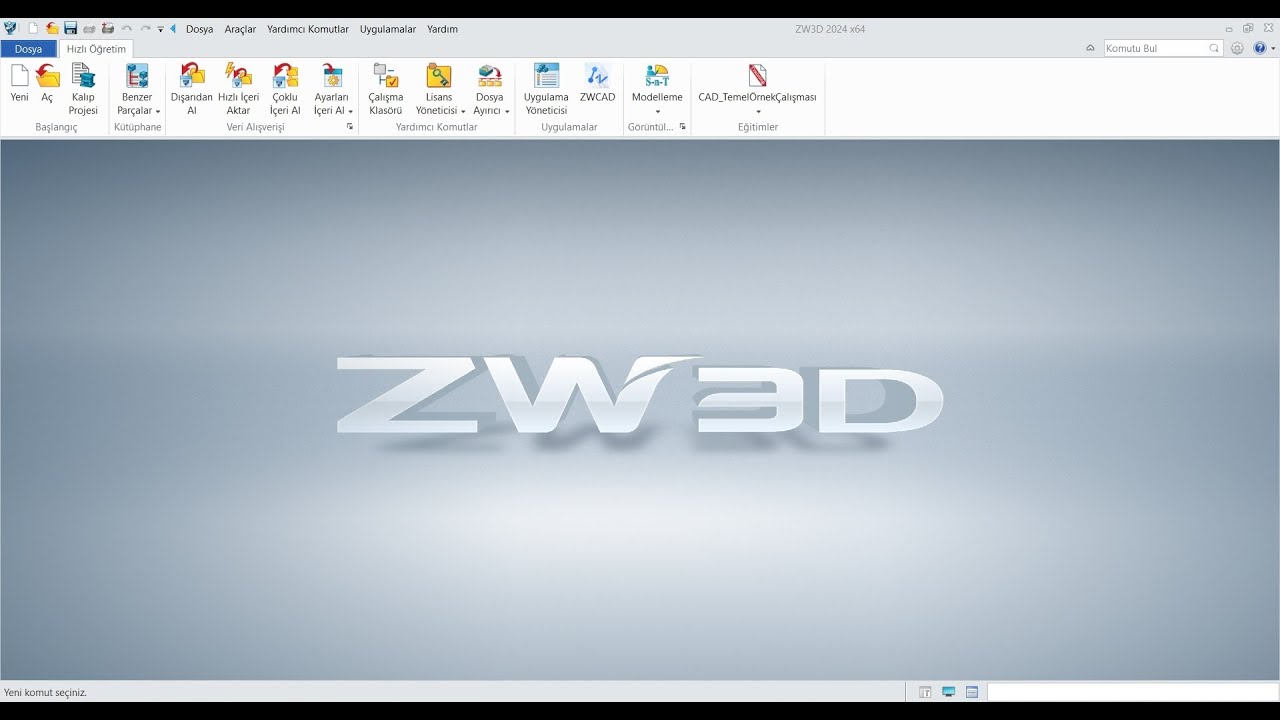 ZW3D 2024 | DWG ve DXF Kaydetme Yöntemleri | ASP Yazılım