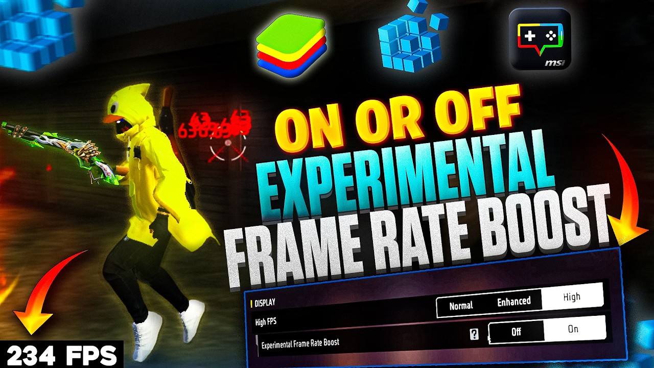 Reality of Experimental Frame Rate Boost in Free Fire | Should You Turn It ON or OFF For More FPS
