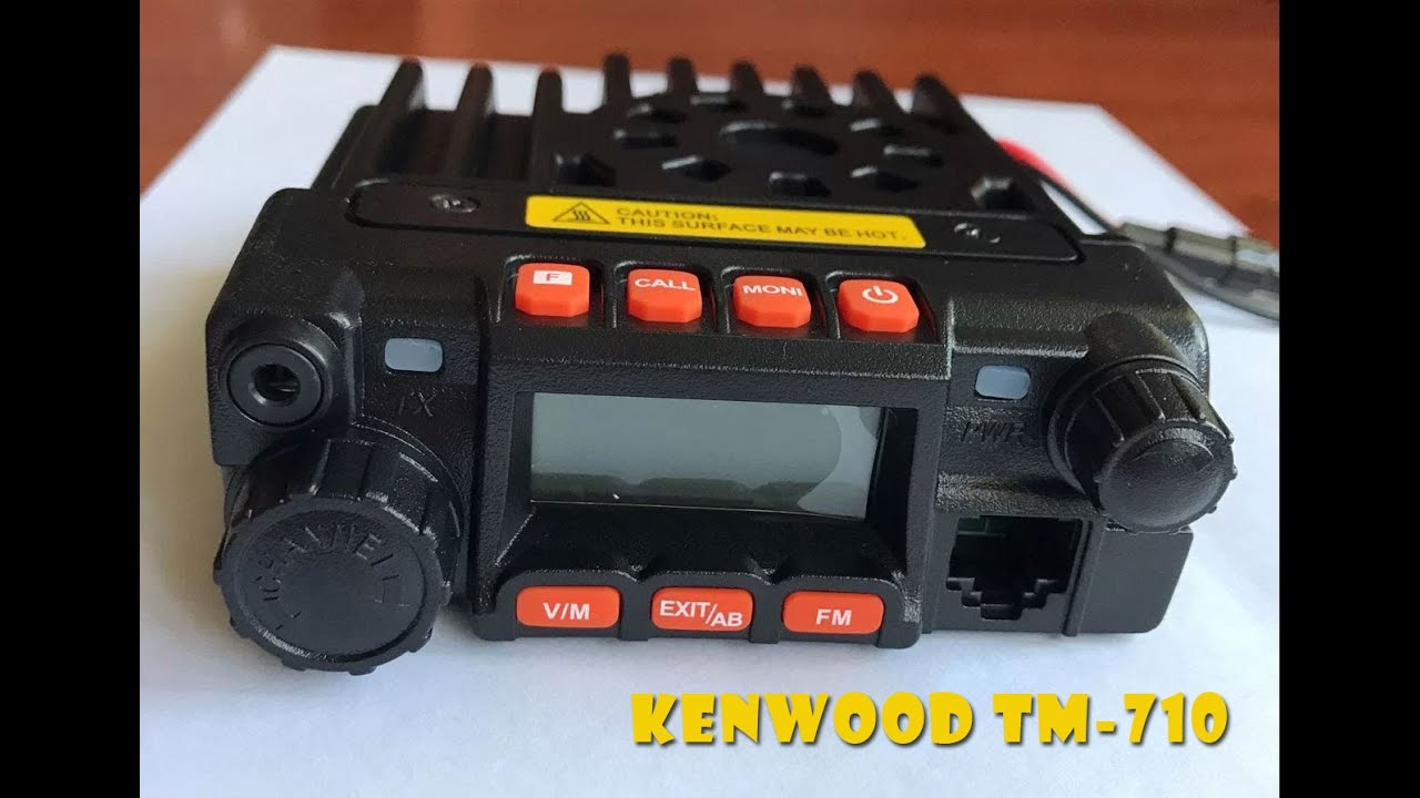 Kenwood TM-710. Unpacking. Quick Review.