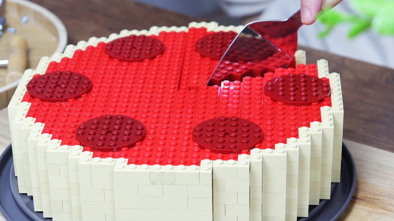 Lego Chicago Pizza / Mukbang  /  Stop Motion Cooking ＆ ASMR