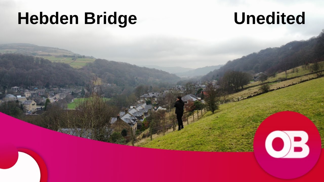 Hebden Bridge: Unedited raw drone footage