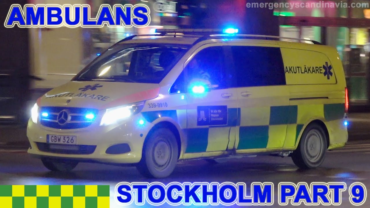 Ambulans Stockholm utryckning/responding (collection) part 9
