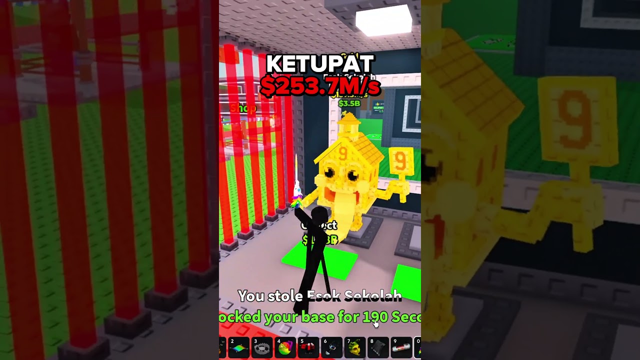 CRAZY BACK TO BACK STEALS ✅ #stealabrainrot #roblox