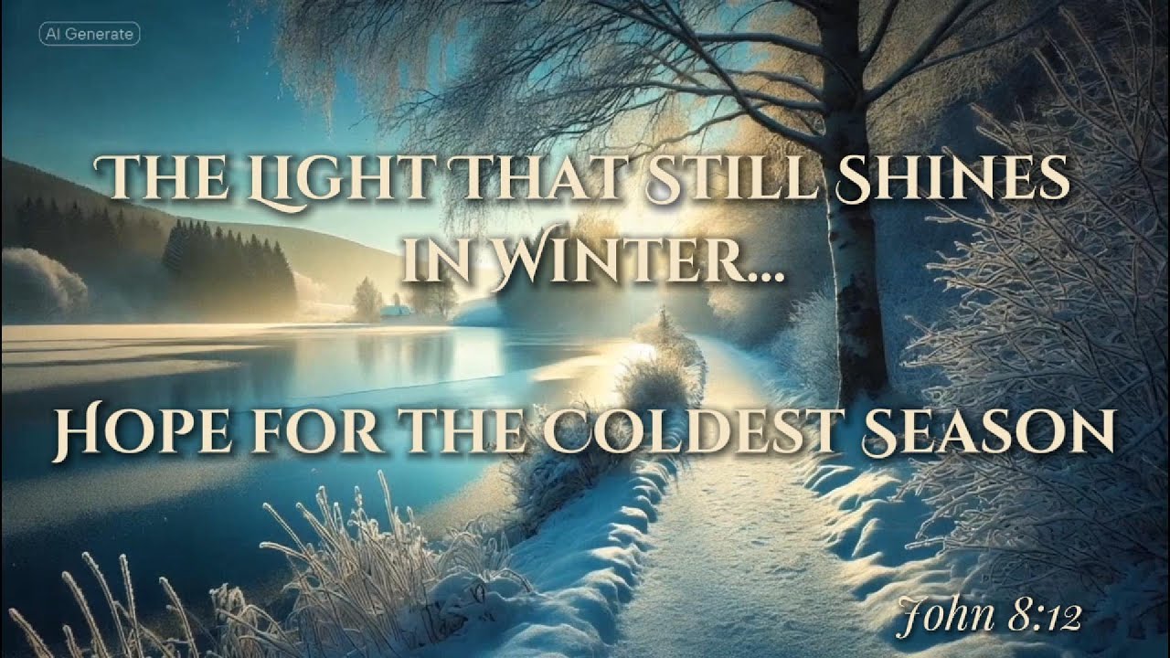 🕊️ The Light That Still Shines in Winter | John 