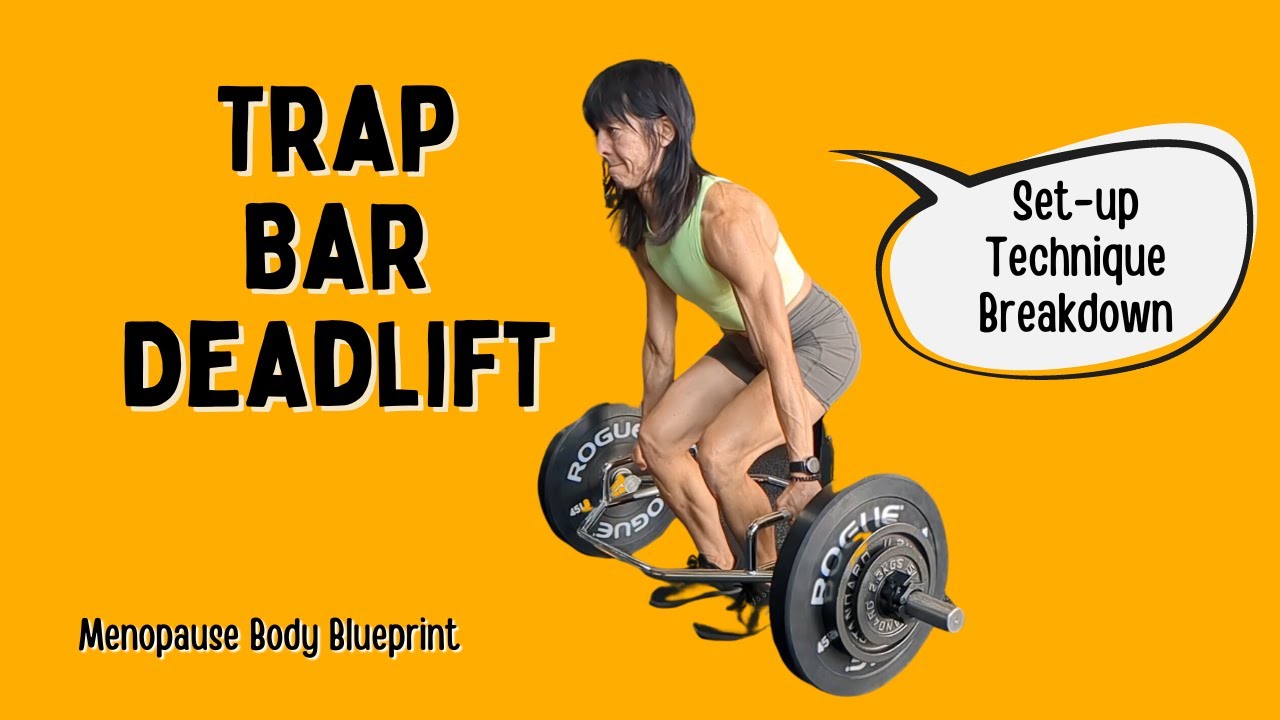 Deadlift Hex Trap Bar loading unloading & basic lifting cue tutorial for women