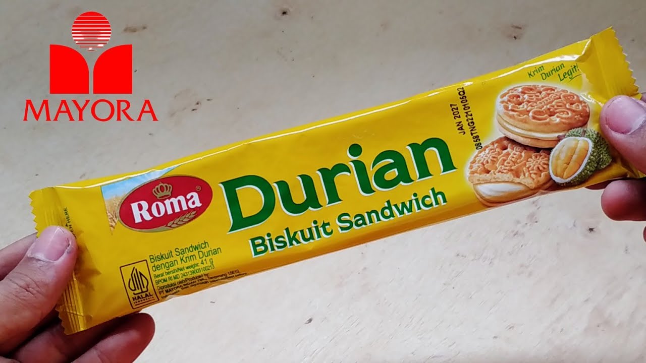 Roma Durian Biskuit Sandwich | Product Review