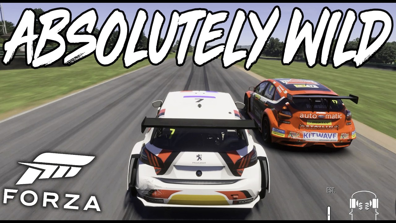 Forza Motorsport races here are absolutely WILD