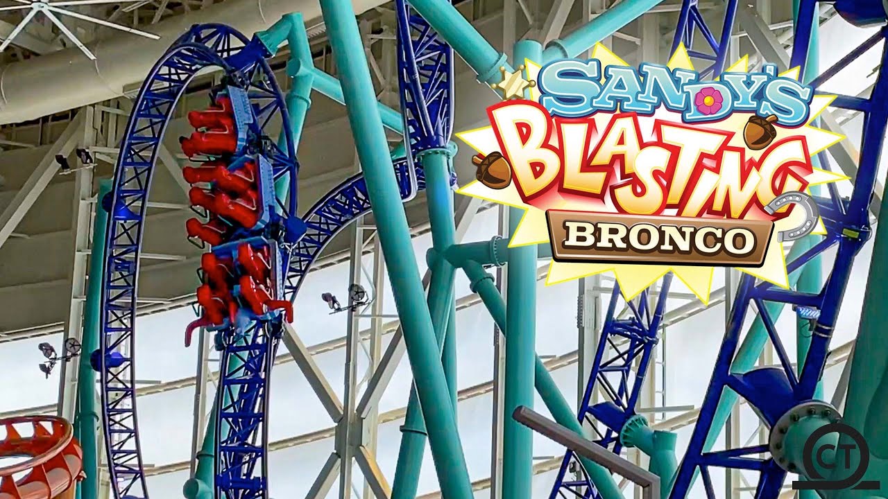 Sandy’s Blasting Bronco Off-Ride Nickelodeon Universe July 2021 (4K60FPS - No Copyright)