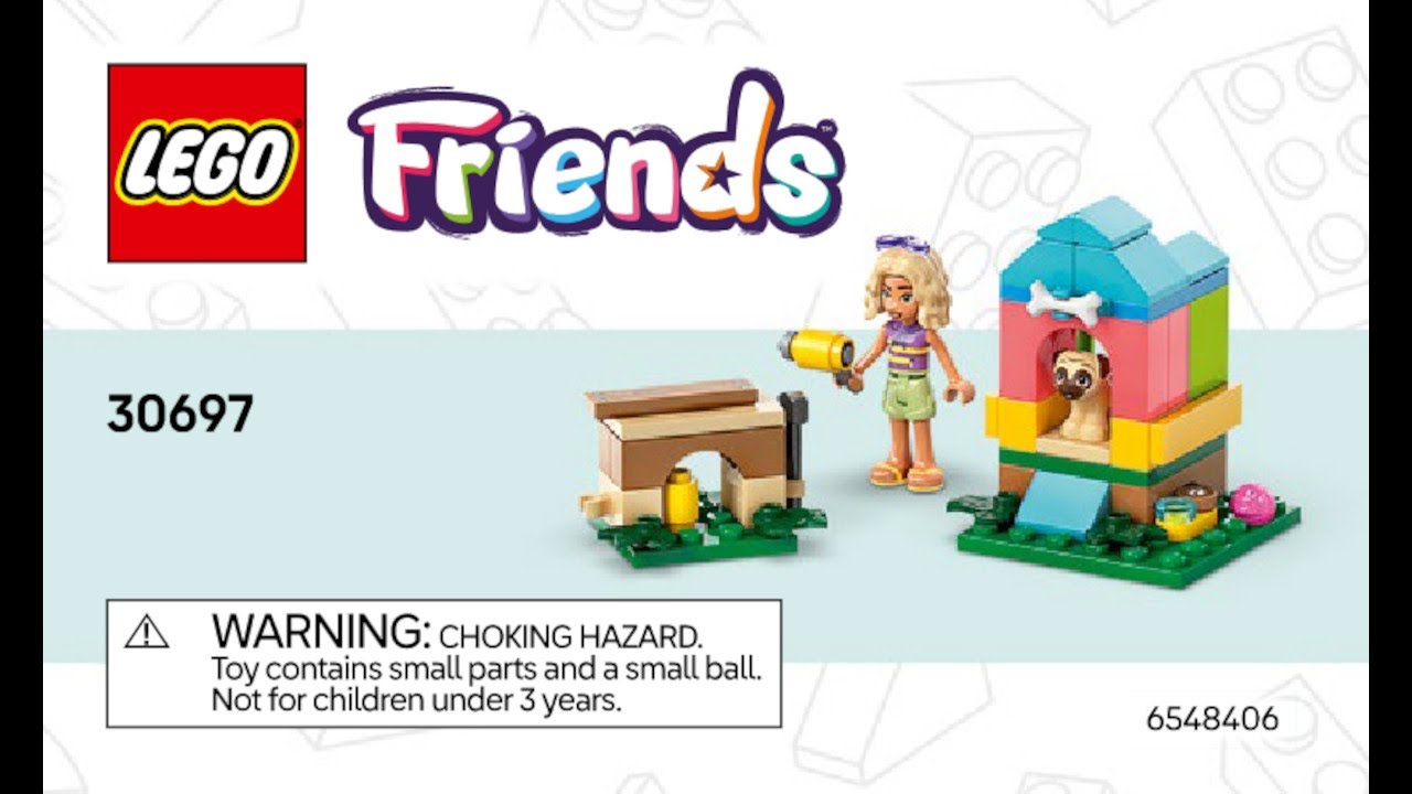 LEGO Instructions | Friends | 30697 | Nova's Doghouse Build | Pets | Polybags