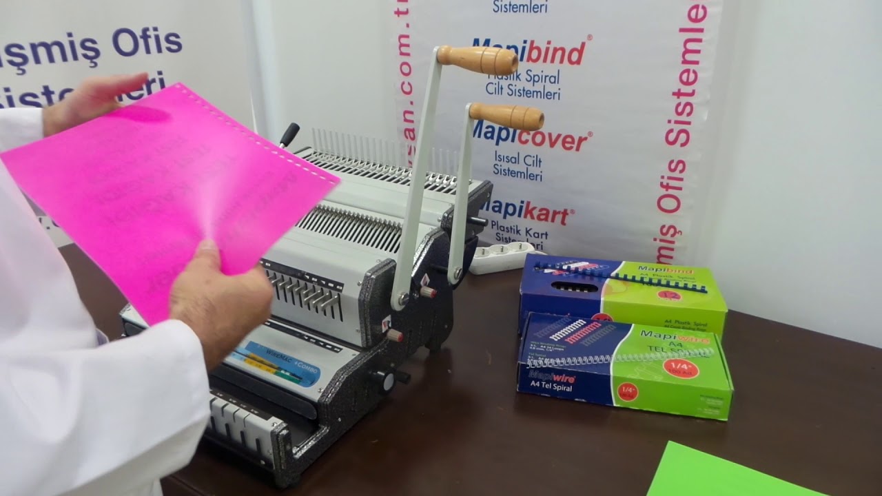 Mapiwire 4024 Combo Çift Sistemli Cilt Makinesi
