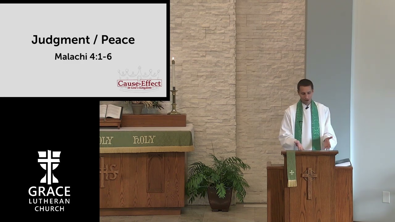 Malachi 4:1-6 Judgment and Peace