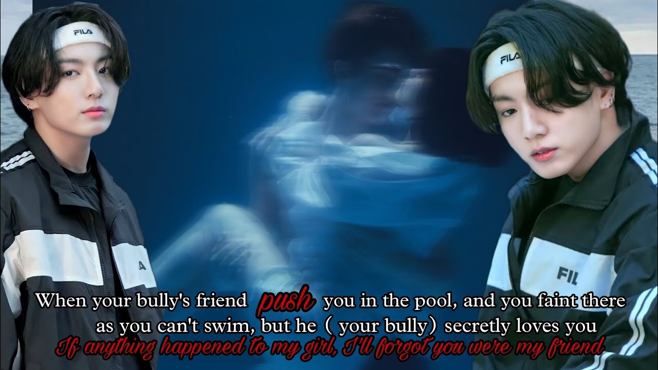When your bully's friend push you in the pool, and you faint there [Jk Oneshot]