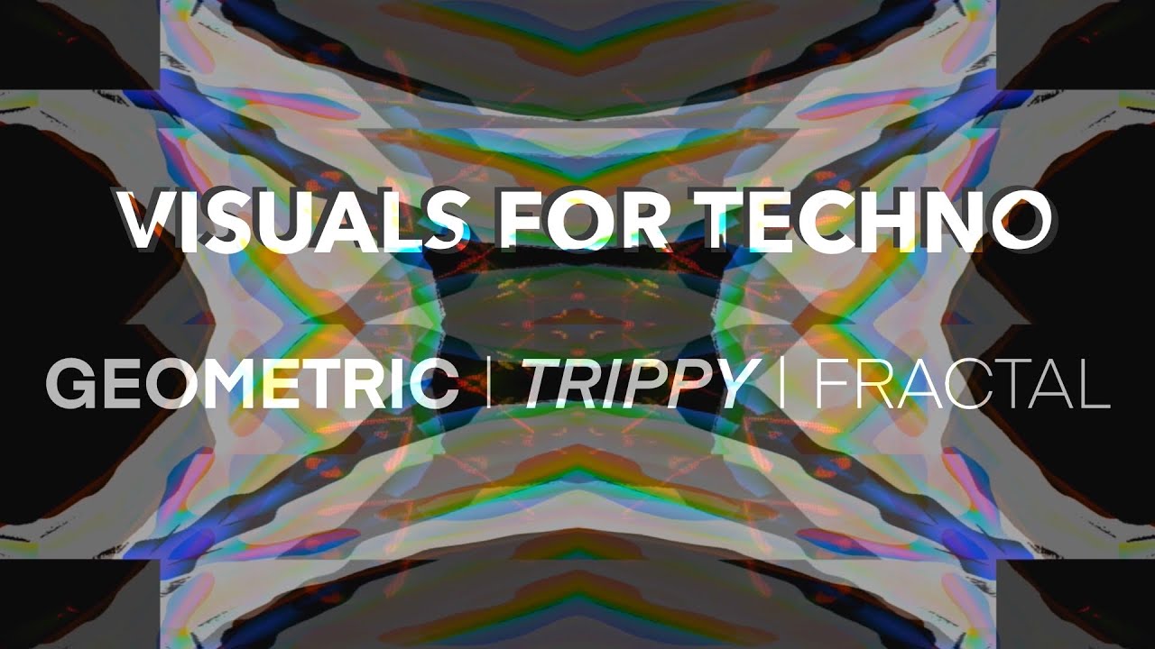 Set of Visuals for Techno Music | 1 Hour | Geometric | Trippy | Fractal
