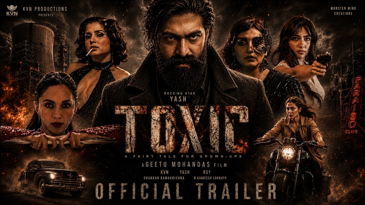 TOXIC Hindi Trailer | Yash, Kiara Advani | Geetu Mohandas | Releasing Aug 26