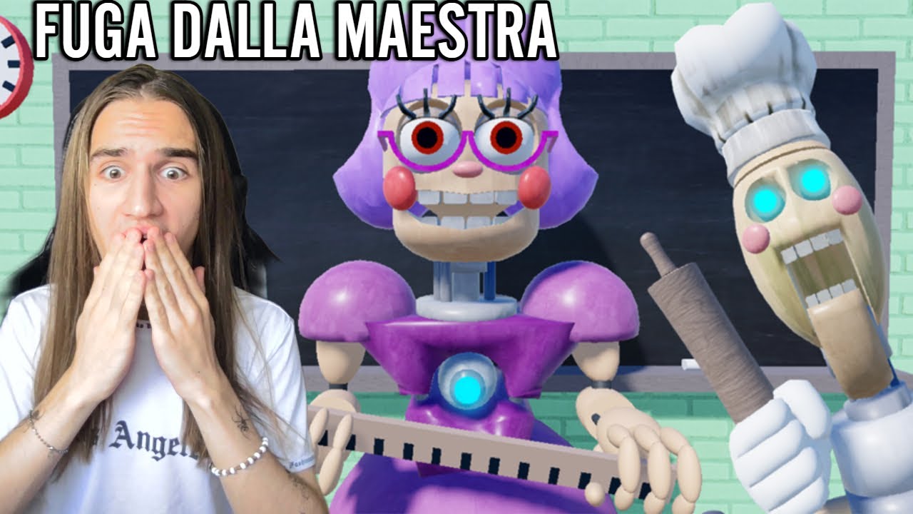 SCAPPO DALLA SCUOLA DI MISS ANI-TRON SU ROBLOX